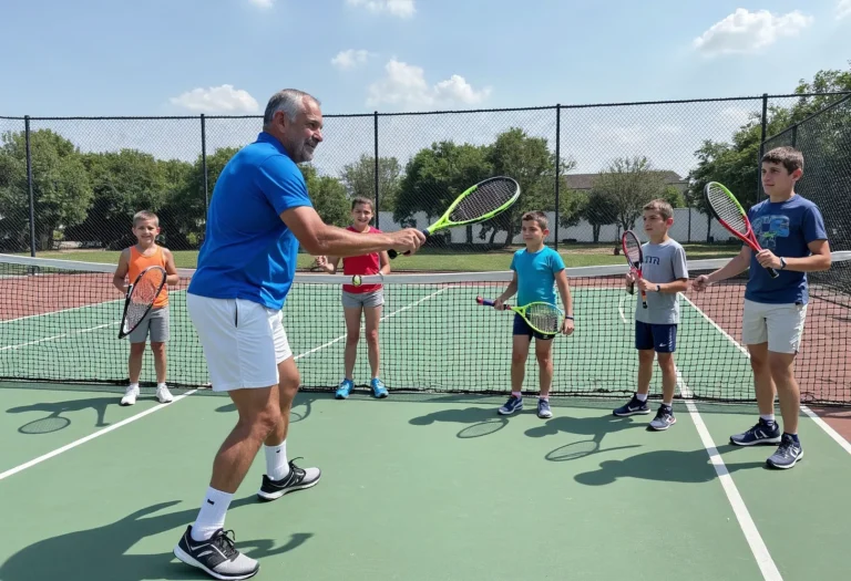 Tennis coaching